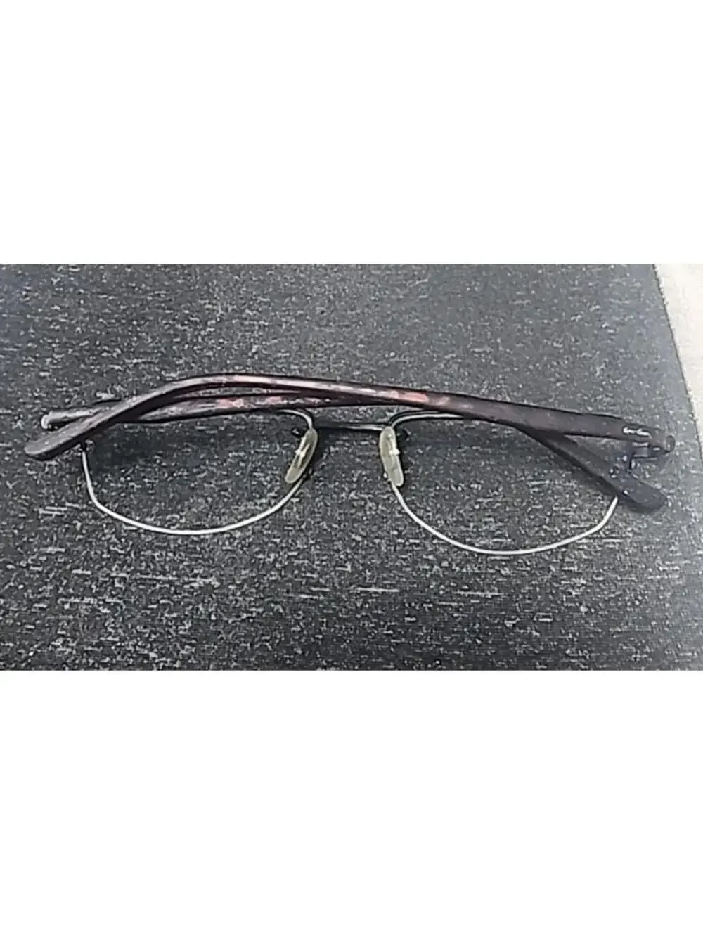 Ray Ban RB6222 2503 Black Rectangle Eyeglasses 52/18 135 NO Lenses